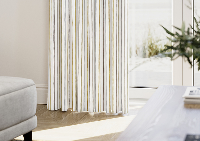 Vintage Stripe, Gold Coast - Made to Measure Curtains - Image 5